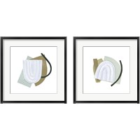 Framed Mod Rainbow Collage 2 Piece Framed Art Print Set