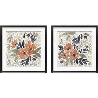 Framed Sienna & Paynes Flowers 2 Piece Framed Art Print Set