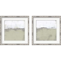 Framed 'Subtlest Horizon 2 Piece Framed Art Print Set' border=