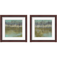 Framed Soft Treeline on the Horizon 2 Piece Framed Art Print Set