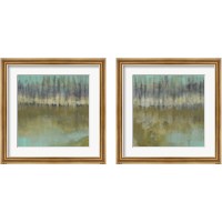 Framed Soft Treeline on the Horizon 2 Piece Framed Art Print Set