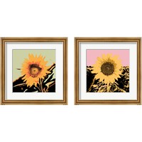 Framed Pop Art Sunflower 2 Piece Framed Art Print Set