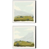 Framed 'Alpine Ascent  2 Piece Canvas Print Set' border=