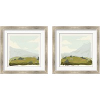 Framed 'Alpine Ascent  2 Piece Framed Art Print Set' border=
