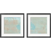 Framed 'Spring Abstract 2 Piece Framed Art Print Set' border=