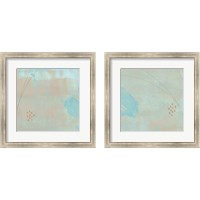 Framed Spring Abstract 2 Piece Framed Art Print Set