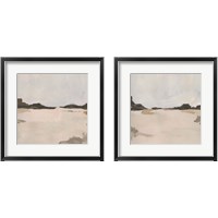 Framed 'Misty Horizon Line 2 Piece Framed Art Print Set' border=