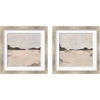 Framed 'Misty Horizon Line 2 Piece Framed Art Print Set' border=