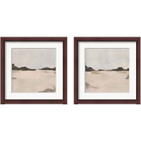 Framed 'Misty Horizon Line 2 Piece Framed Art Print Set' border=