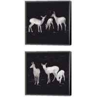 Framed 'Sophisticated Whitetail 2 Piece Canvas Print Set' border=