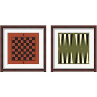 Framed 'Game Boards 2 Piece Framed Art Print Set' border=