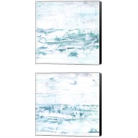 Framed 'Caribbean Currents 2 Piece Canvas Print Set' border=