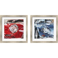 Framed 'Sportscar Collection 2 Piece Framed Art Print Set' border=