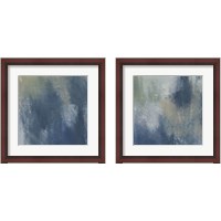 Framed Azure Blend  2 Piece Framed Art Print Set