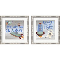 Framed 'Future Space Explorer  2 Piece Framed Art Print Set' border=