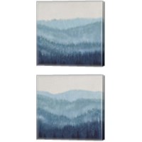 Framed 'Smoky Ridge 2 Piece Canvas Print Set' border=