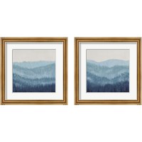 Framed 'Smoky Ridge 2 Piece Framed Art Print Set' border=