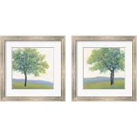 Framed 'Solitary Tree 2 Piece Framed Art Print Set' border=