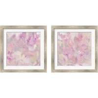 Framed 'Blooming Shrub 2 Piece Framed Art Print Set' border=
