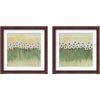 Framed Rows of Flowers 2 Piece Framed Art Print Set