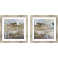 Framed 'Lake Breeze 2 Piece Framed Art Print Set' border=