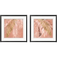 Framed Golden Palms 2 Piece Framed Art Print Set