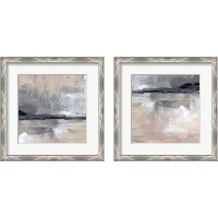 Framed 'Dusk Reflections 2 Piece Framed Art Print Set' border=