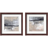 Framed 'Dusk Reflections 2 Piece Framed Art Print Set' border=