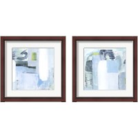 Framed 'Oceanic Shimmer 2 Piece Framed Art Print Set' border=