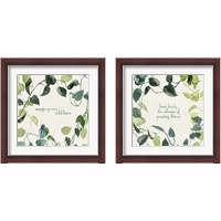 Framed 'Magic Grows 2 Piece Framed Art Print Set' border=