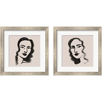 Framed 'Mona 2 Piece Framed Art Print Set' border=