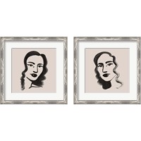 Framed 'Mona 2 Piece Framed Art Print Set' border=