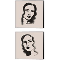 Framed 'Mona 2 Piece Canvas Print Set' border=