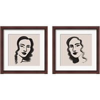 Framed 'Mona 2 Piece Framed Art Print Set' border=