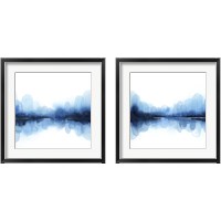 Framed Ultramarine Mirror 2 Piece Framed Art Print Set