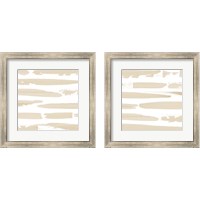 Framed Sand Swipe 2 Piece Framed Art Print Set