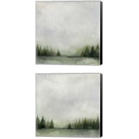 Framed 'Timberline 2 Piece Canvas Print Set' border=
