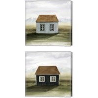 Framed 'Nordic Cottage 2 Piece Canvas Print Set' border=