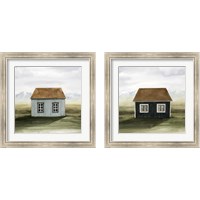 Framed 'Nordic Cottage 2 Piece Framed Art Print Set' border=
