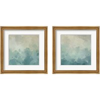 Framed 'Summer's Calm 2 Piece Framed Art Print Set' border=