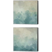 Framed 'Summer's Calm 2 Piece Canvas Print Set' border=