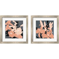 Framed 'Mod Lilies 2 Piece Framed Art Print Set' border=