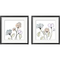 Framed Spindle Blossoms 2 Piece Framed Art Print Set