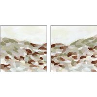 Framed Hillside Mosaic 2 Piece Art Print Set