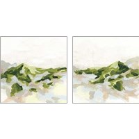Framed 'Emerald Hills 2 Piece Art Print Set' border=