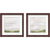 Framed 'Marsh Horizon 2 Piece Framed Art Print Set' border=