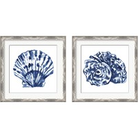 Framed 'Beach Brushwork 2 Piece Framed Art Print Set' border=