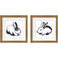 Framed Winter Rabbit 2 Piece Framed Art Print Set