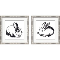 Framed Winter Rabbit 2 Piece Framed Art Print Set
