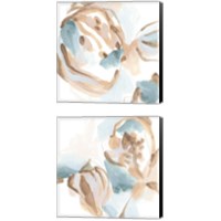 Framed 'Abstracted Shells 2 Piece Canvas Print Set' border=